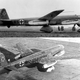 The Ju 287 test aircraft. The main purpose of the wing placement on the 287 was for placement of the bomb bay at the aircraft’s center of gravity. (Top: USAF; Bottom: Author unknown)